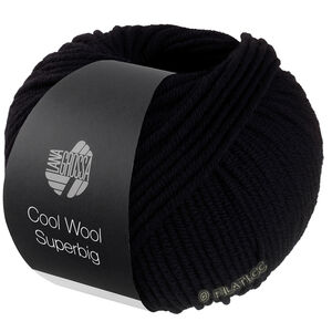 Lana Grossa COOL WOOL Superbig | 43-чёрный
