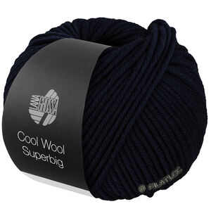Lana Grossa COOL WOOL Superbig | 44-тёмно-синий