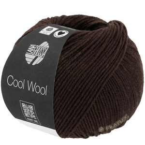 Lana Grossa COOL WOOL | 2113-чёрно-коричневый