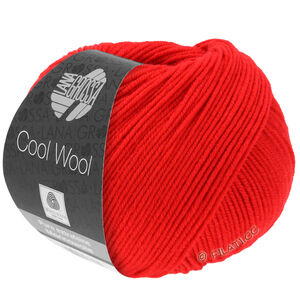 Lana Grossa COOL WOOL | 0417-ярко-красный