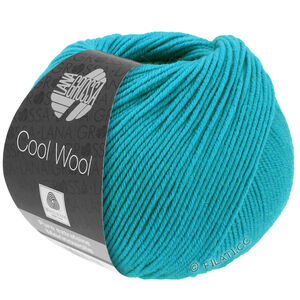 Lana Grossa COOL WOOL | 0502-бирюзово-синий