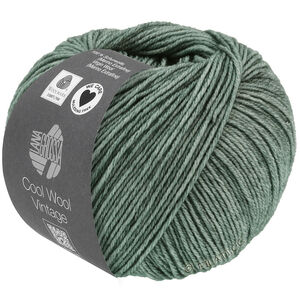 Lana Grossa COOL WOOL Vintage | 7368-зелёно-серый