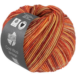 Lana Grossa COOL WOOL Vintage | 7388-оранжево-коричневый