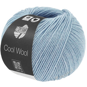 Lana Grossa COOL WOOL Mélange (We Care) | 1502-голубой меланжевый