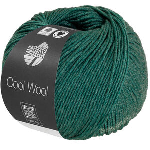 Lana Grossa COOL WOOL Mélange (We Care) | 1505-тёмно-зелёный меланжевый