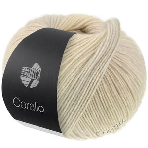 Lana Grossa CORALLO 100g | 10-бежевый/грейдж/сурово-белый