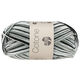 Lana Grossa COTONE  Print/Spray/Mouliné | 317-белый/серебристо-серый/тёмно-серый/чёрный