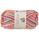 Lana Grossa COTONE  Print/Spray/Mouliné | 356-оранжевый/ярко-розовый/пурпурный/морская волна/нежно-зелёный