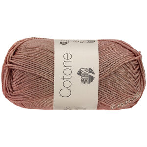 Lana Grossa COTONE | 138-бежево-красный
