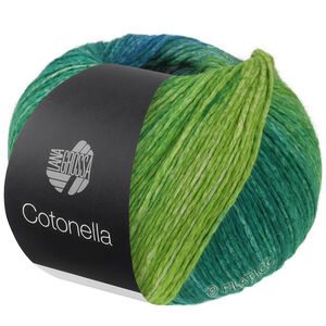 Lana Grossa COTONELLA | 17-петрольный/красно-фиолетовый/фуксия/серо-фиолетовый/мятный/ежевичный/малиновый/тёмно-синий/средне-синий/жёлто-зелёный/травянисто-зелёный