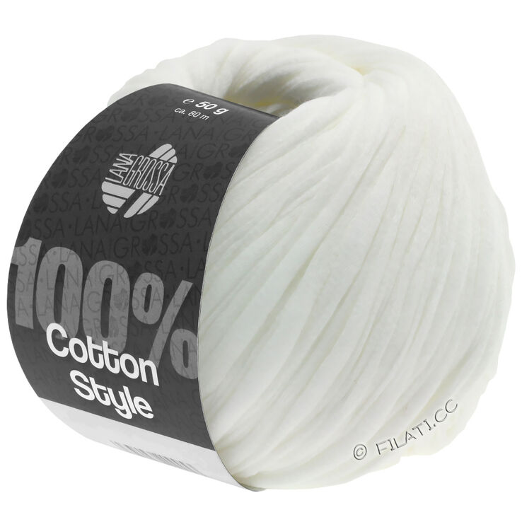 Lana Grossa COTTON STYLE | 01-белый
