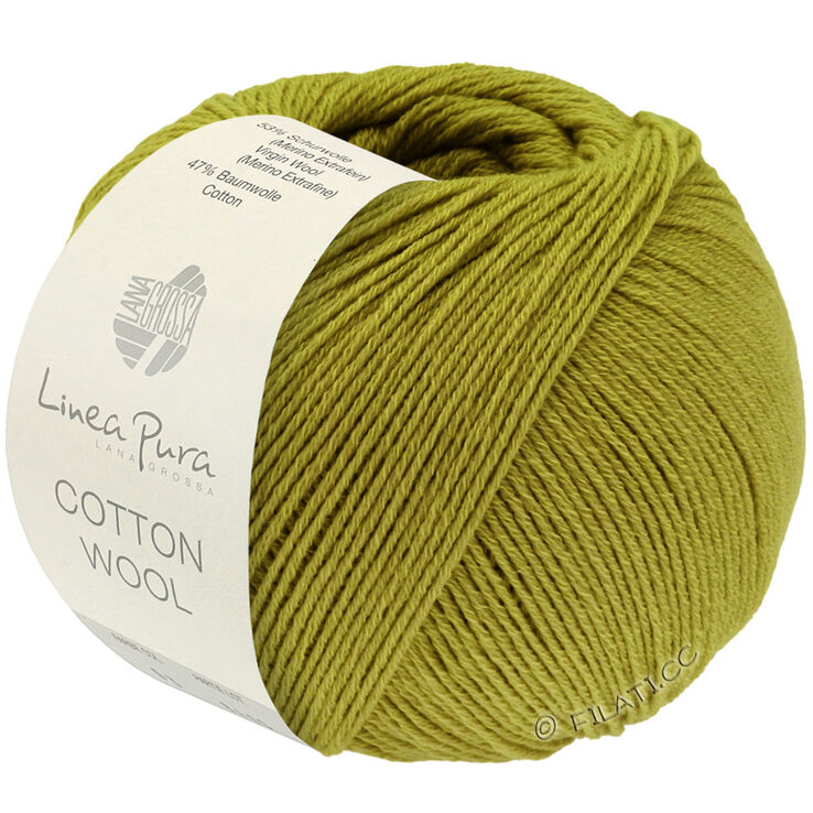 Lana Grossa COTTON WOOL (Linea Pura) | 35-фисташковый