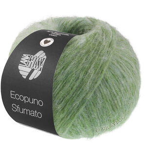 Lana Grossa ECOPUNO Sfumato | 710-зелёный/резедово-зелёный