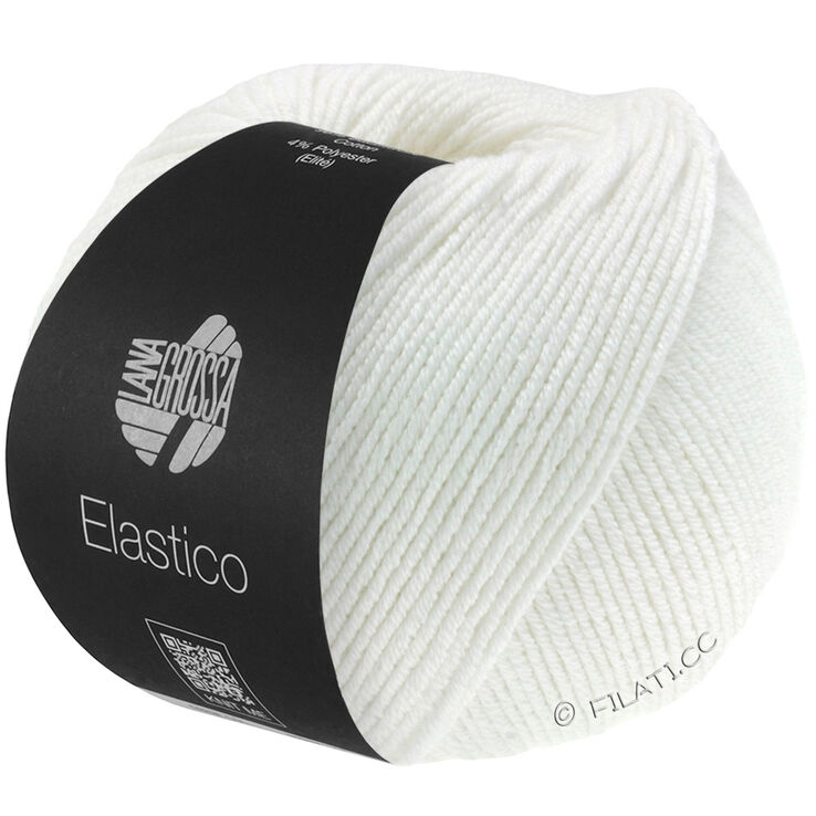 Lana Grossa ELASTICO | 001-белый