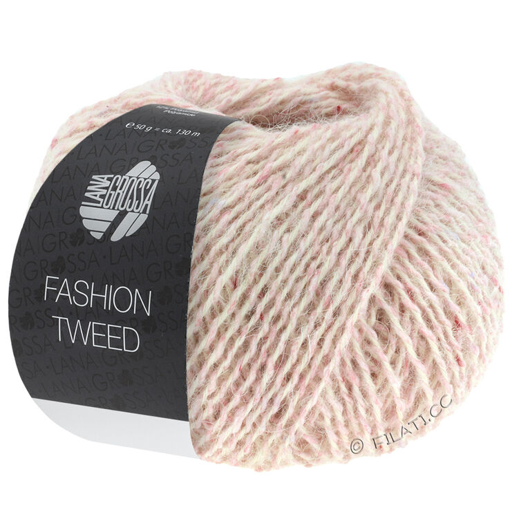 Lana Grossa FASHION TWEED | 01-розовый меланжевый