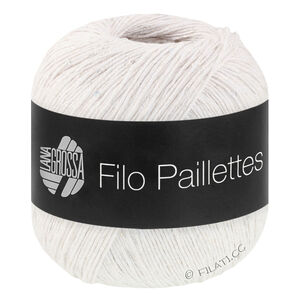 Lana Grossa FILO PAILLETTES | 01-белый