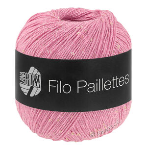 Lana Grossa FILO PAILLETTES | 07-розовый