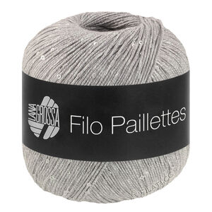 Lana Grossa FILO PAILLETTES | 14-светло-серый