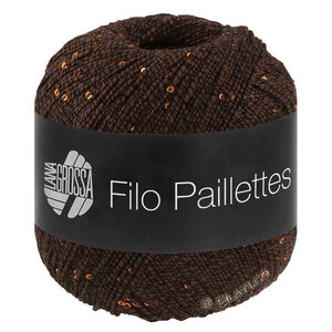 Lana Grossa FILO PAILLETTES | 16-кофе мокко