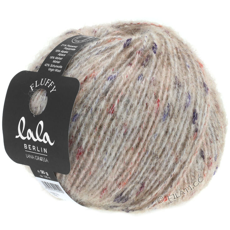 Lana Grossa FLUFFY (lala BERLIN) | 101-натуральный/бежевый меланжевый