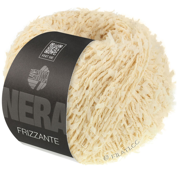 Lana Grossa FRIZZANTE (Nera) | 01-кремовый