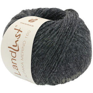 Lana Grossa LANDLUST Alpaka Merino 160 | 409-антрацитовый