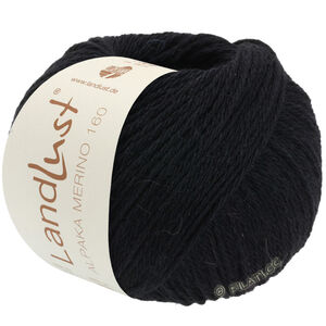 Lana Grossa LANDLUST Alpaka Merino 160 | 410-чёрный