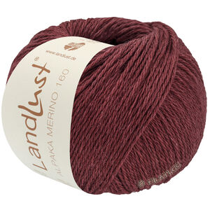 Lana Grossa LANDLUST Alpaka Merino 160 | 452-винно-красный