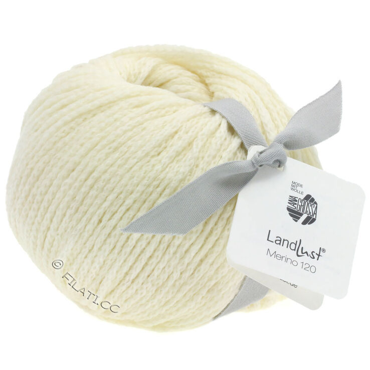 Lana Grossa LANDLUST MERINO 120 | 101-сурово-белый