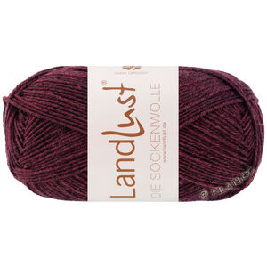 Lana Grossa LANDLUST DIE SOCKENWOLLE 50g Mélange | 1602-винно-красный меланжевый
