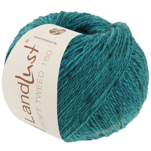 Lana Grossa LANDLUST Soft Tweed 180 | 130-петрольно-зелёный меланжевый