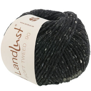 Lana Grossa LANDLUST Soft Tweed 90 | 06-чёрный меланжевый