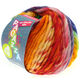 Lana Grossa LEI Moulinè/Color Mix/Spray (Ragazza) | 150-натуральный/розовый/ярко-розовый/зелёный/оливковый