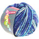Lana Grossa LEI Moulinè/Color Mix/Spray (цвета, больше не производятся) | 324-сине-фиолетовый/бирюзовый/тёмно сине-зеленый/сурово-белый