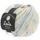 Lana Grossa LOVELY COTTON Inserto (lala BERLIN) | 109-сурово-белый/голубино-синий/голубой