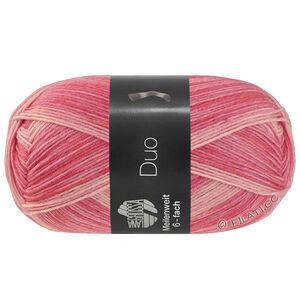 Lana Grossa MEILENWEIT 6-FACH 150g Duo | 9722-ярко-розовый/розовый