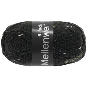Lana Grossa MEILENWEIT 6-FACH 150g Mouliné/Tweed | 8837-антрацитовый меланжевый
