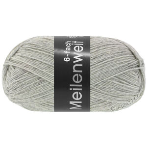 Lana Grossa MEILENWEIT 6-FACH 150g | 9244-светло-серый меланжевый