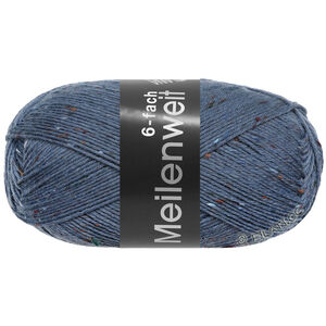Lana Grossa MEILENWEIT 6-FACH 150g Mouliné/Tweed | 9677-синий