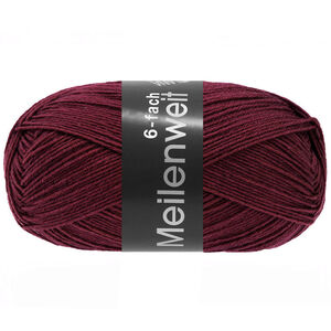 Lana Grossa MEILENWEIT 6-FACH 150g | 9680-бордовый