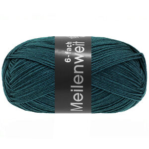 Lana Grossa MEILENWEIT 6-FACH 150g | 9682-тёмно сине-зеленый