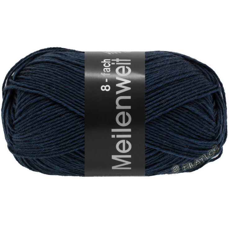 Lana Grossa MEILENWEIT 8-FACH 150g | 9556-тёмно-синий