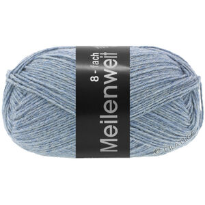 Lana Grossa MEILENWEIT 8-FACH 150g | 9659-серо-синий меланжевый
