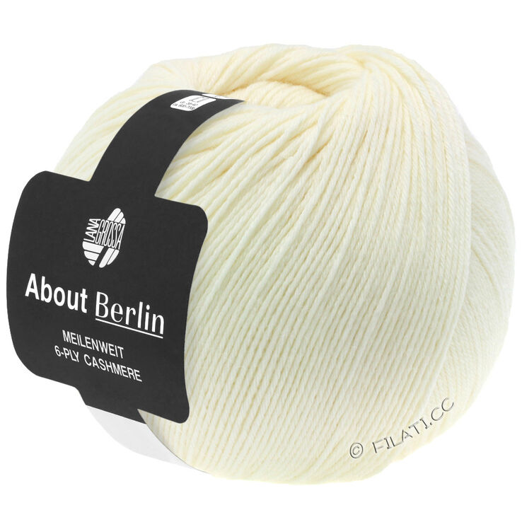 Lana Grossa MEILENWEIT 6-PLY CASHMERE (ABOUT BERLIN) | 001-сурово-белый