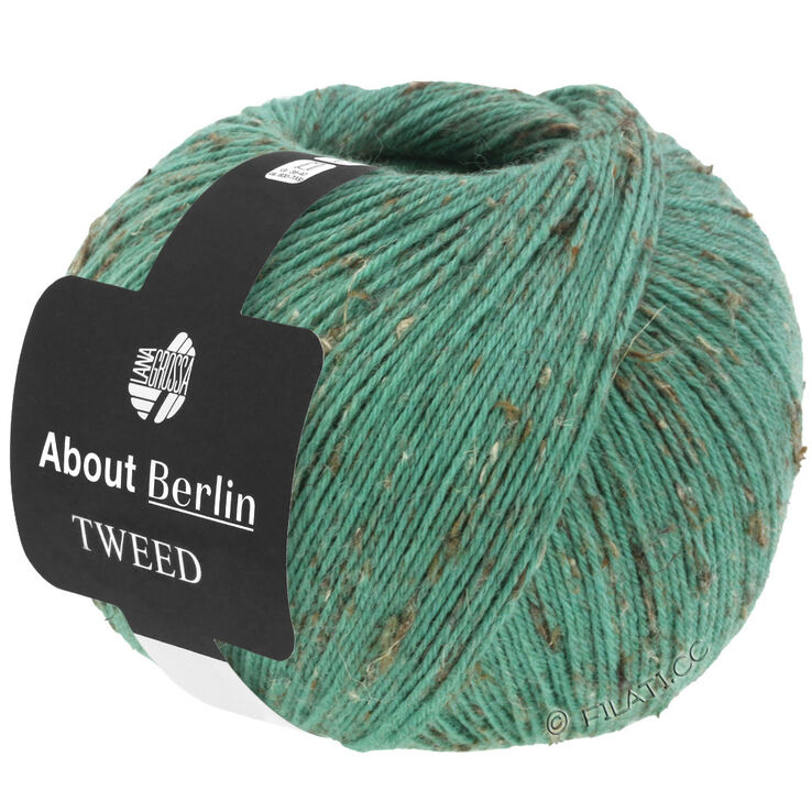 Lana Grossa MEILENWEIT 100g Tweed (ABOUT BERLIN) | 901-зелёный меланжевый
