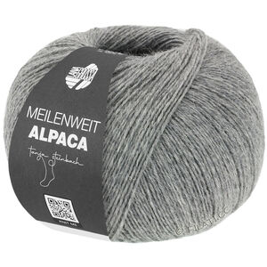 Lana Grossa MEILENWEIT 100g Alpaca | 2014-серый