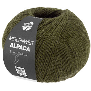 Lana Grossa MEILENWEIT 100g Alpaca | 2017-тёмно-оливковый