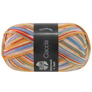 Lana Grossa MEILENWEIT 100g Caccia | 5304-охристо-жёлтый/бирюзово-синий/светло-бежевый/лайм/ржаво-красный/пурпурный/розовый