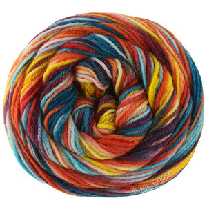 Lana Grossa MEILENWEIT 100g Cascata | 5208-пыльно-розовый/ежевичный/бирюзовый/светло-бирюзовый/цитрусово-жёлтый/тёмно-зелёный/петрольный/тёмно-синий/жёлтый/цвет ржавчины