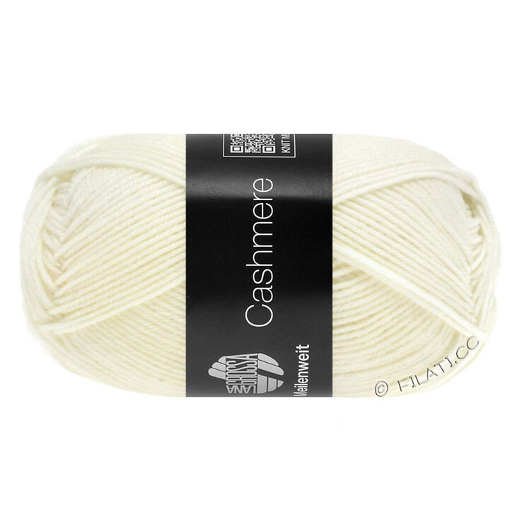 Lana Grossa MEILENWEIT 50g Cashmere | 01-белый